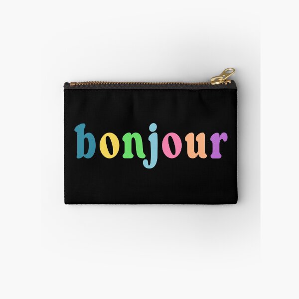 Item preview, Bonjour French Word Pastel Colors designed and sold by Jeallan Designs.