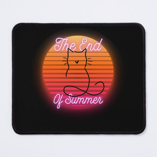 Item preview, The end of Summer, love cat, retro color sun, lato designed and sold by Lunaria Arts.