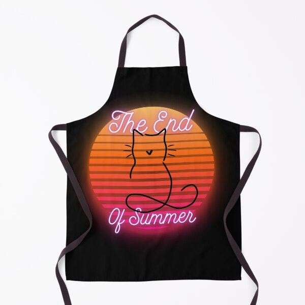 Item preview, The end of Summer, love cat, retro color sun, lato designed and sold by Lunaria Arts.