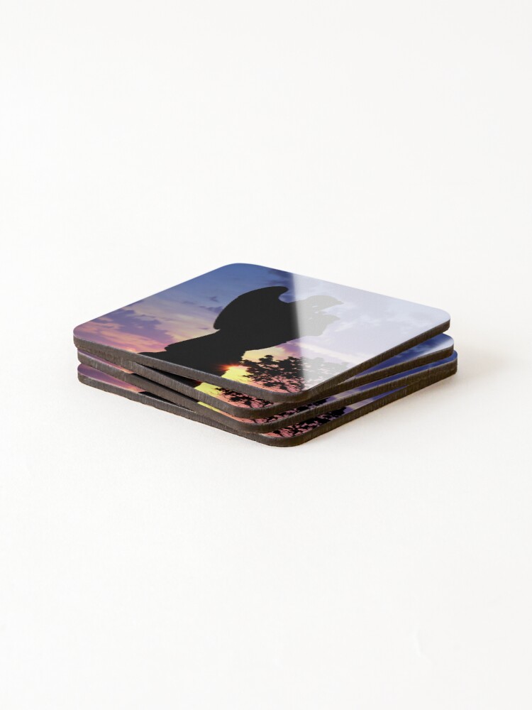 Thumbnail 4 of 5, Coasters (Set of 4), Savior Rays designed and sold by indigocrow.