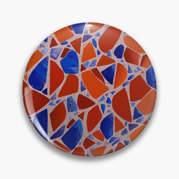 Item preview, PATTERN 031- CARNELIAN AND LAPISLAZULI MARBLE STONE - Gift items and personal use / Marble, Carnelian, Lapislazuli, Gemstone, White,  Orange, Blue, Velvet, Abstract, Broken Glass,  Art designed and sold by LumDesignArt.