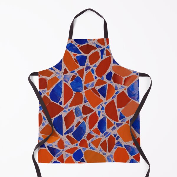 Item preview, PATTERN 031- CARNELIAN AND LAPISLAZULI MARBLE STONE - Gift items and personal use / Marble, Carnelian, Lapislazuli, Gemstone, White, Orange, Blue, Velvet, Abstract, Broken Glass, Art designed and sold by LumDesignArt.
