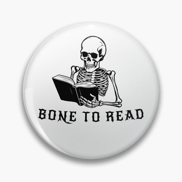 Item preview, Bone to read halloween funny read designed and sold by CreativaNook.
