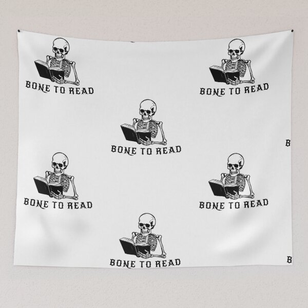 Item preview, Bone to read halloween funny read designed and sold by CreativaNook.