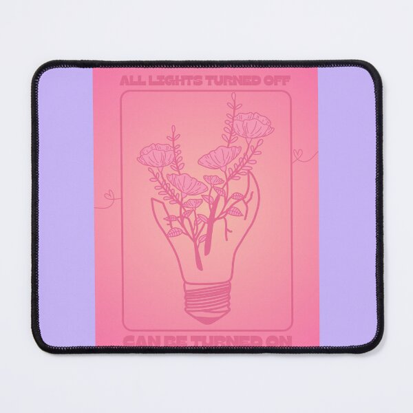 Item preview, dark pink aura call your mom lightbulb with flowers designed and sold by jessicaleah15.