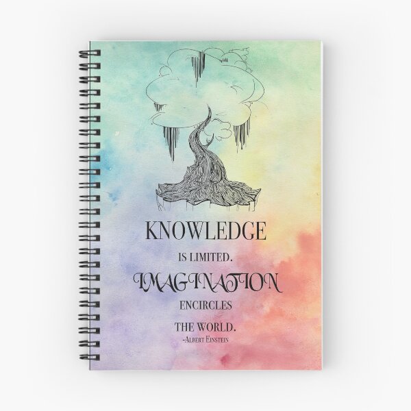 Item preview, Imagination Einstein Quote Colour designed and sold by ChildOfNowhere.
