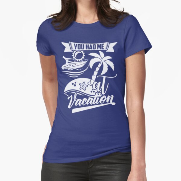 Vacation Time Fitted T-Shirt