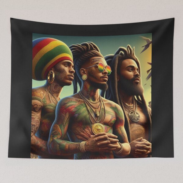 Item preview, Black & Beautiful Stunning Reggae Men  designed and sold by Uniquestuff247.