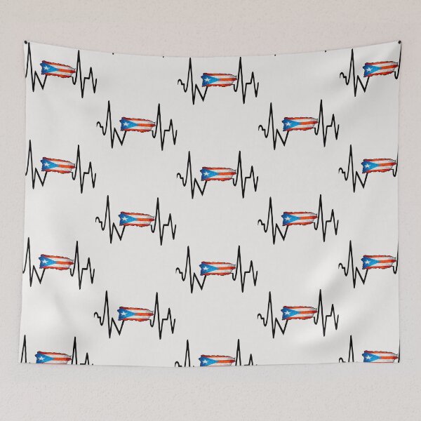 Item preview, Puertorican heartbeat boricua pulse  hispanic heritage 2024 designed and sold by erozzz.
