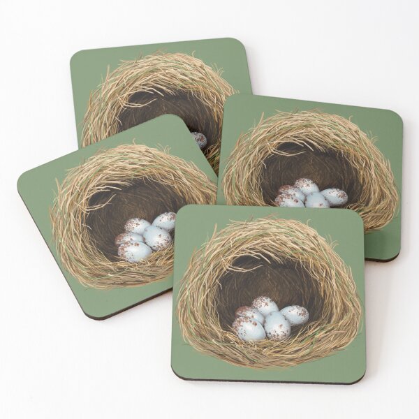 Item preview, Eastern Meadowlark Nest with Five Eggs designed and sold by Nick Garnhart.