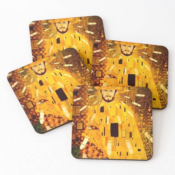 Item preview, Klimt Eastwood - funny cowboy art  designed and sold by Kludoman.