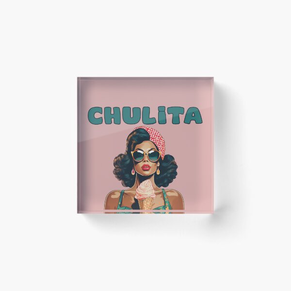 Item preview, Chulita latin retro style woman designed and sold by La Loca.