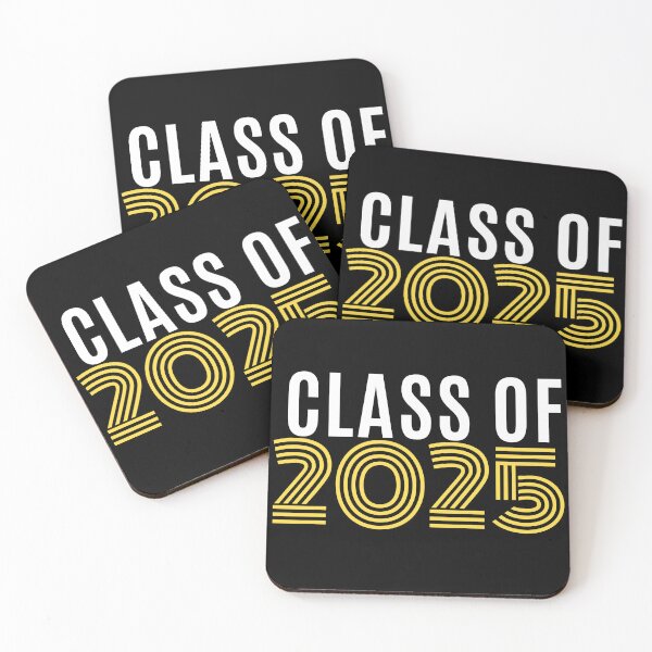 Item preview, Class Of 2025. Simple Typography 2025 Design for Class Of/ Graduation Design. Gold and White designed and sold by That Cheeky Tee.