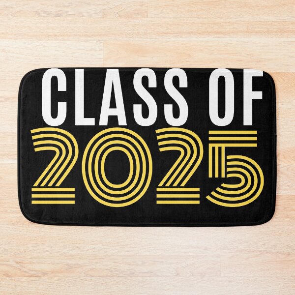 Item preview, Class Of 2025. Simple Typography 2025 Design for Class Of/ Graduation Design. Gold and White designed and sold by That Cheeky Tee.