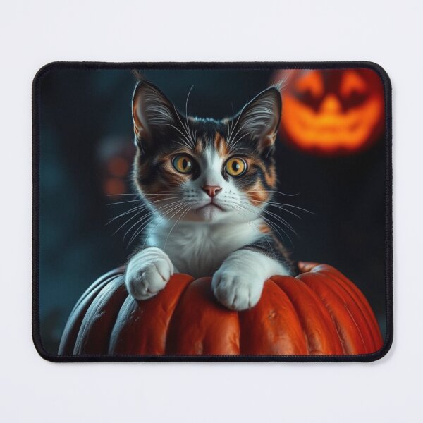 Item preview, Calico kitten in a pumpkin designed and sold by 90Shelly90.