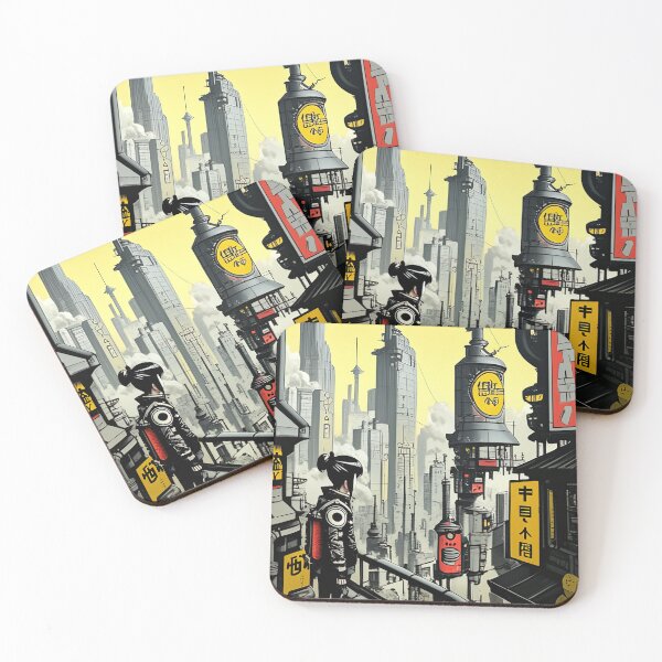 Item preview, Techno-Samurai Cityscape designed and sold by Retro Type.