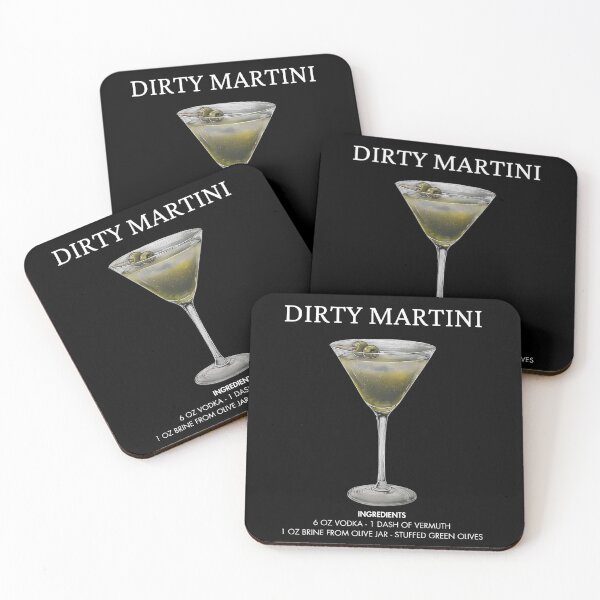 Item preview, Dirty Martini Recipe  designed and sold by MojoSpot.