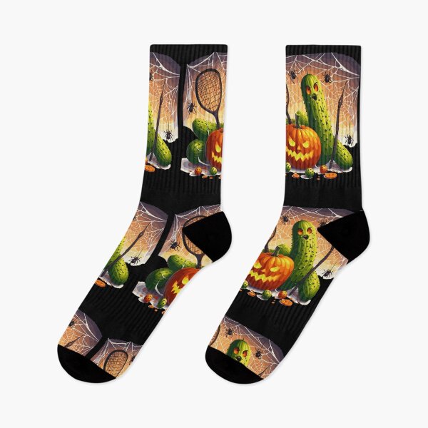 Item preview, Pickleball And Pumpkin Celebrating Halloween Xmas Pickleball Paddle designed and sold by Smix Pixels.