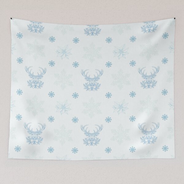 Item preview, Blue and white Christmas designed and sold by AnnDart.