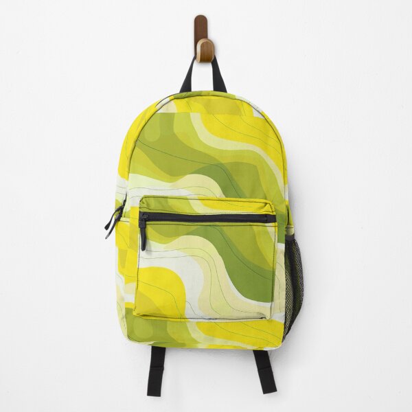 Item preview, Minimalist Green and Yellow Wave Lines designed and sold by squishmuffin101.