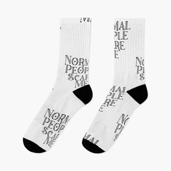 Item preview, Normal people scare me designed and sold by CreativaNook.