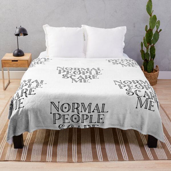 Item preview, Normal people scare me designed and sold by CreativaNook.