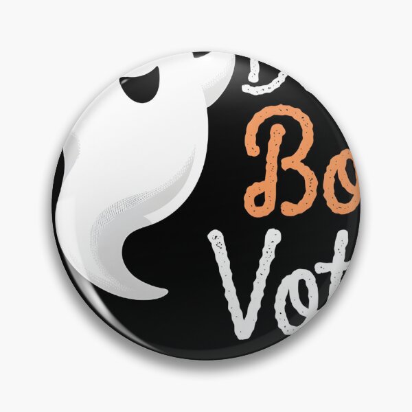 Item preview, Don't Boo Vote Cute Friendly Ghost Halloween Election Voting designed and sold by PupnkittyMania ⭐⭐⭐⭐⭐.