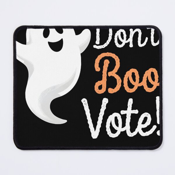Item preview, Don't Boo Vote Cute Friendly Ghost Halloween Election Voting designed and sold by PupnkittyMania ⭐⭐⭐⭐⭐.