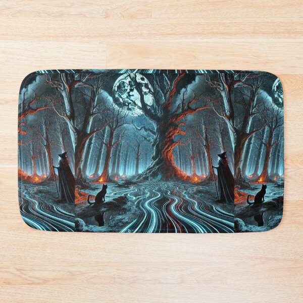 Item preview, "Enchanted Witch's Forest Under the Cosmic Moon" designed and sold by Meta2Physical.