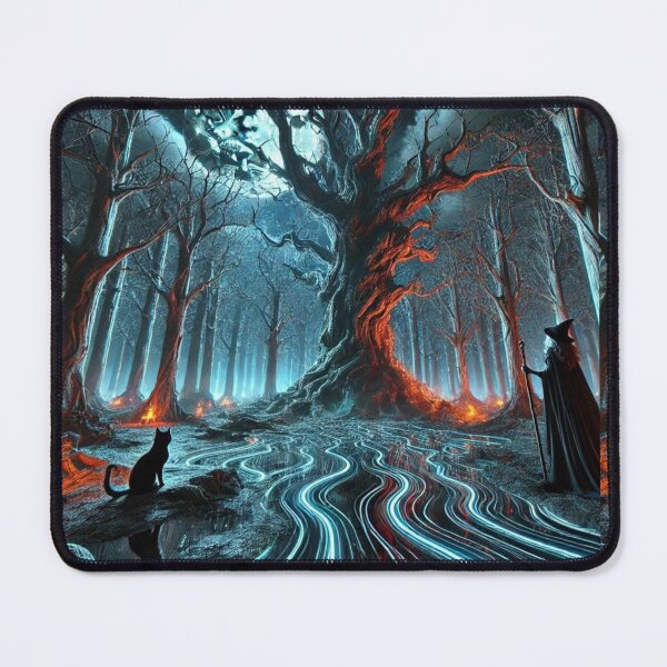 Item preview, "Enchanted Witch's Forest Under the Cosmic Moon" designed and sold by Meta2Physical.