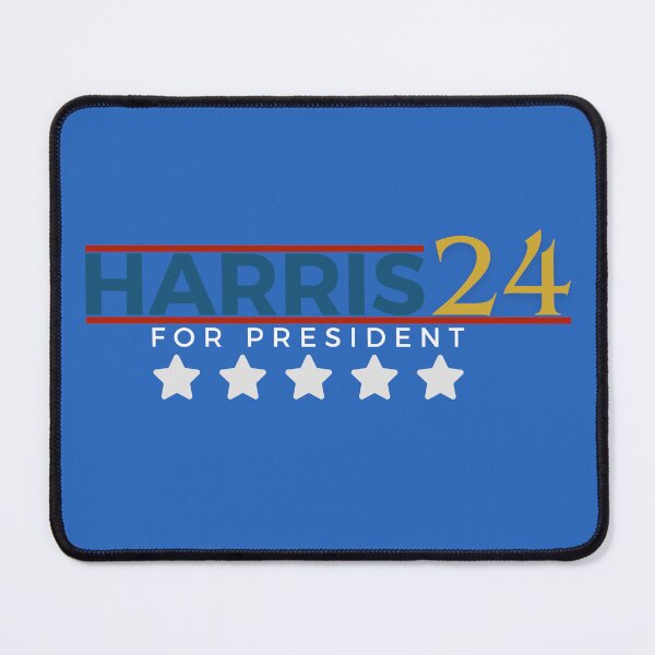 Item preview, Kamala Harris 2024 for president with stars designed and sold by ZaniokoDesign.