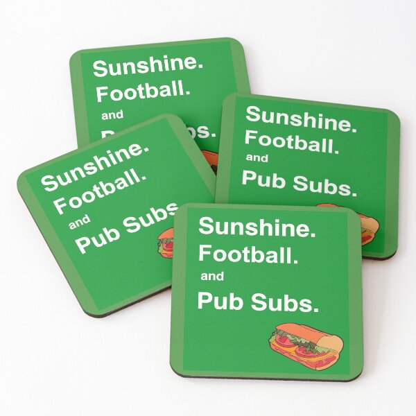 Item preview, Sunshine Football and Pub Subs, Sunshine Football and Publix Subs designed and sold by OneCatShop.