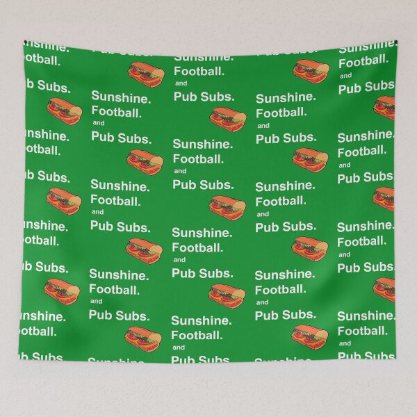 Item preview, Sunshine Football and Pub Subs, Sunshine Football and Publix Subs designed and sold by OneCatShop.