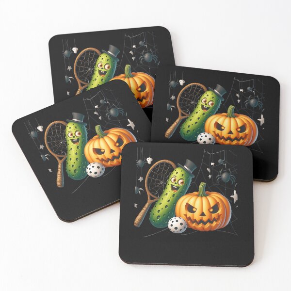 Item preview, Pickleball And Pumpkin Celebrating Halloween Xmas Pickleball Paddle designed and sold by Smix Pixels.
