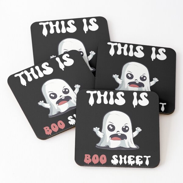 Item preview, This Is Boo Sheet Halloween Ghost designed and sold by Quirky Shirts.