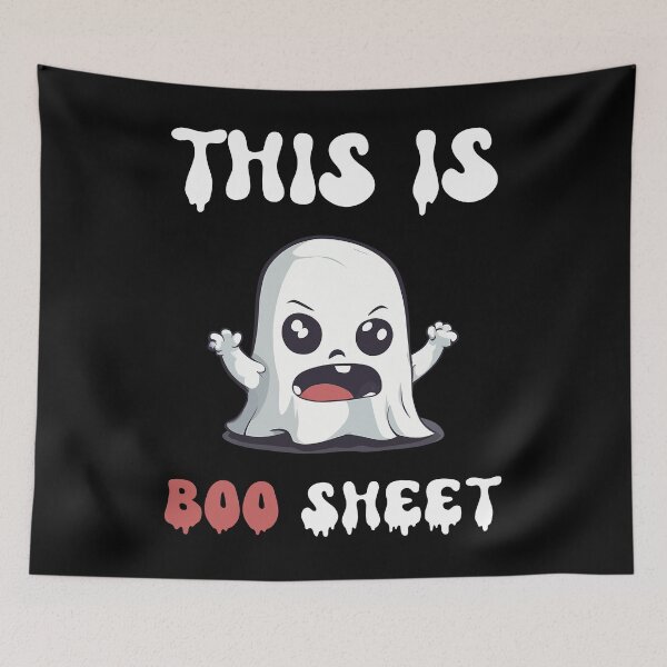 Item preview, This Is Boo Sheet Halloween Ghost designed and sold by Quirky Shirts.