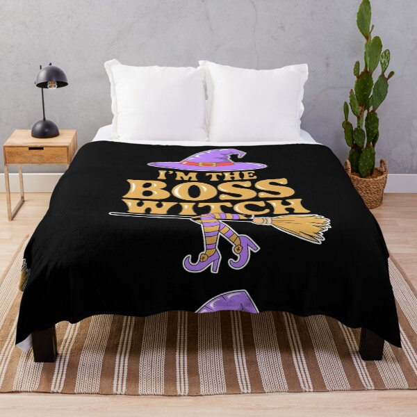 Item preview, I'm The Boss Witch Halloween designed and sold by PupnkittyMania ⭐⭐⭐⭐⭐.