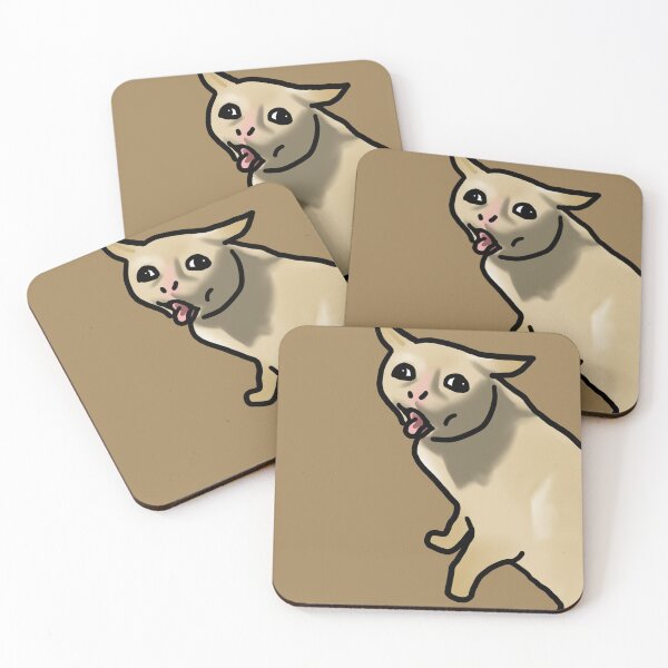 Item preview, coughing cat, throwing up cat, vomit cat designed and sold by LifeWithMeme.