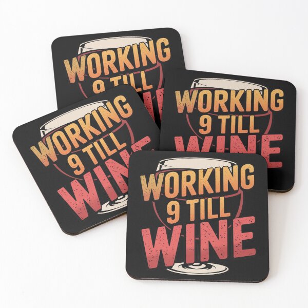 Item preview,  Working Nine Till Wine designed and sold by MonaCreations.