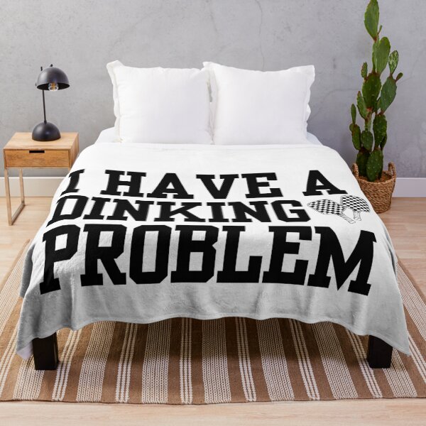Item preview, Pickleball, Funny Pickle Ball, Day Drinker, Day Drinking, Pickleball Paddles, Black and White designed and sold by MerchSearchCO.
