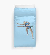 high jump Duvet Cover