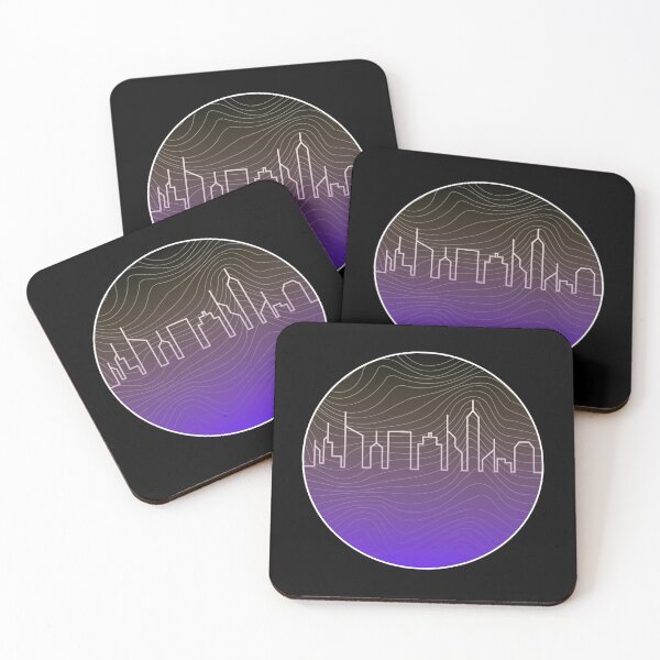 Item preview, Night shape city/ little bit retro designed and sold by LostForSpace.