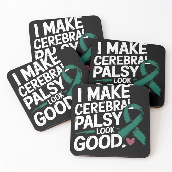 Item preview, I Make Cerebral palsy Look Good Cerebral Palsy Awarness Ribbon designed and sold by PupnkittyMania ⭐⭐⭐⭐⭐.