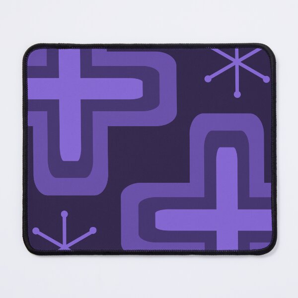 Item preview, Mid Century Modern Crosses Indigo designed and sold by thepixelgarden.