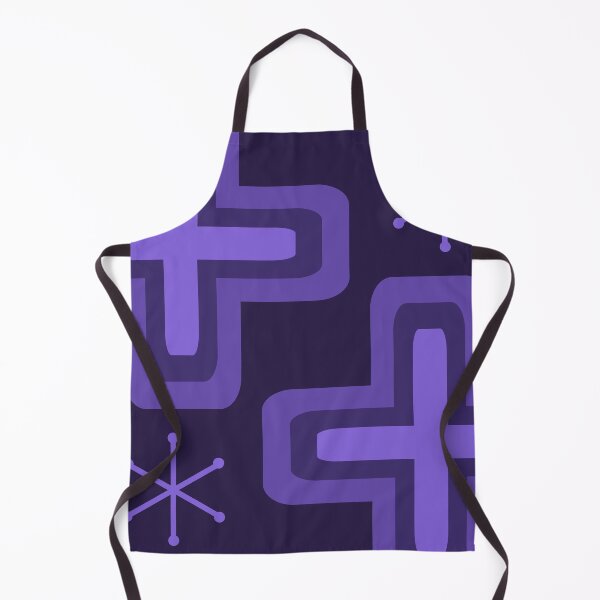 Item preview, Mid Century Modern Crosses Indigo designed and sold by thepixelgarden.