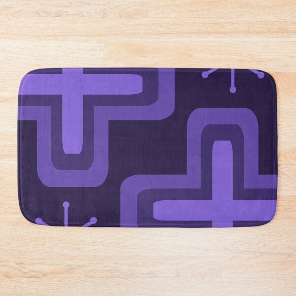 Item preview, Mid Century Modern Crosses Indigo designed and sold by thepixelgarden.