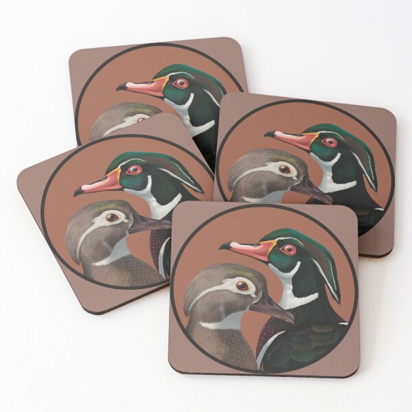 Item preview, Wood Duck Pair Male and Female Birds designed and sold by Nick Garnhart.