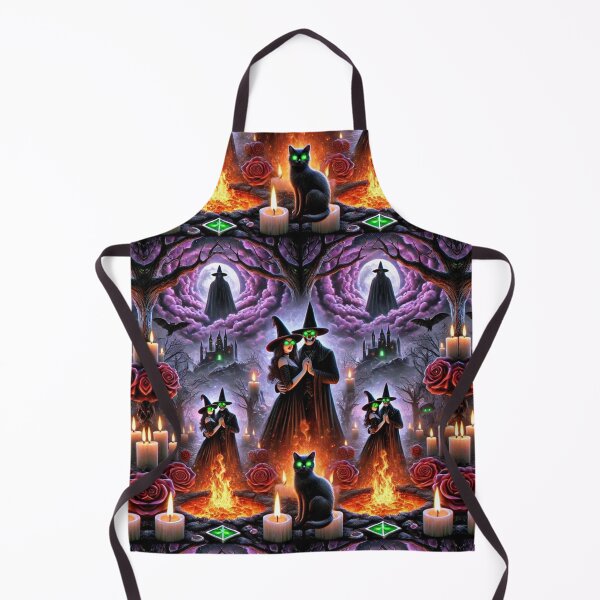 Item preview, Enchanted Sacred Union: A Witch Couple's Halloween in the Mystical Woods designed and sold by Meta2Physical.
