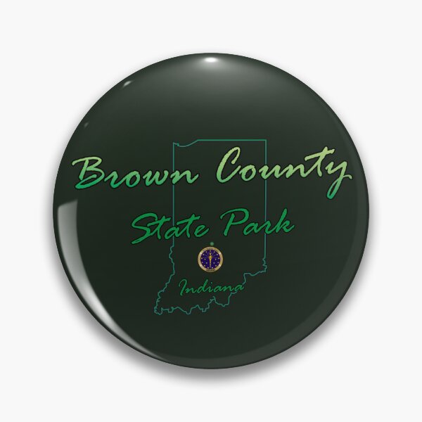 Item preview, Brown County State Park Indiana map designed and sold by studioss76.