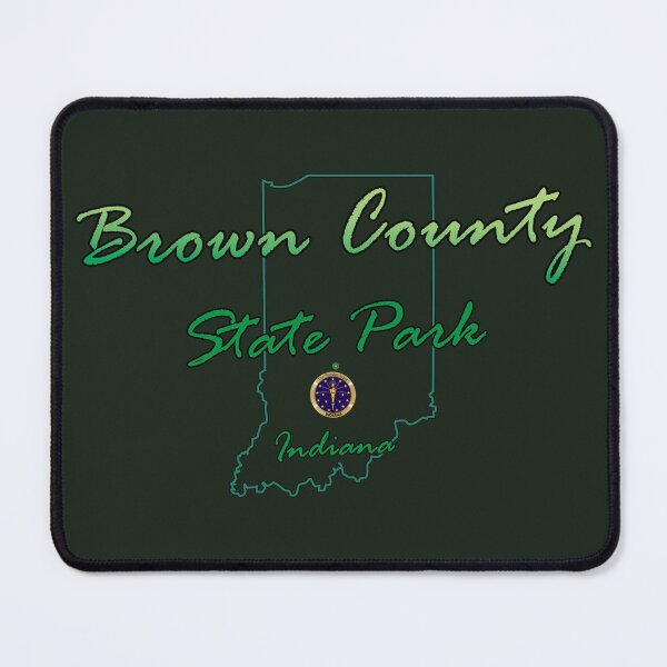Item preview, Brown County State Park Indiana map designed and sold by studioss76.